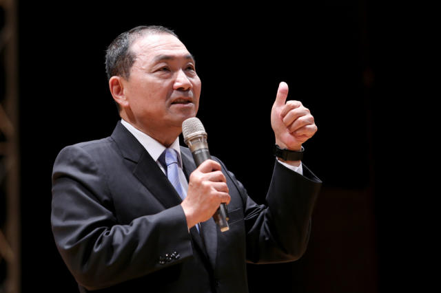 國民黨2024臺灣地區(qū)領(lǐng)導人參選人、新北市長侯友宜。（圖源：臺灣“中時新聞網(wǎng)”）