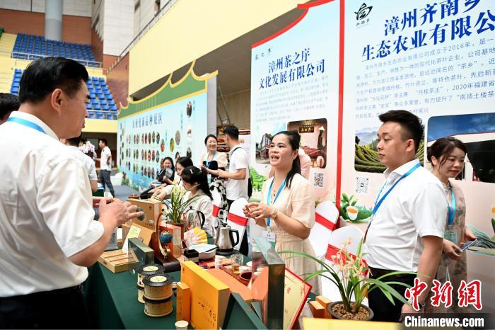 本屆茶會(huì)專(zhuān)門(mén)設(shè)置展區(qū)，展示展銷(xiāo)茶王賽獲獎(jiǎng)產(chǎn)品、漳州市特色茶品牌等?！埥鸫?攝