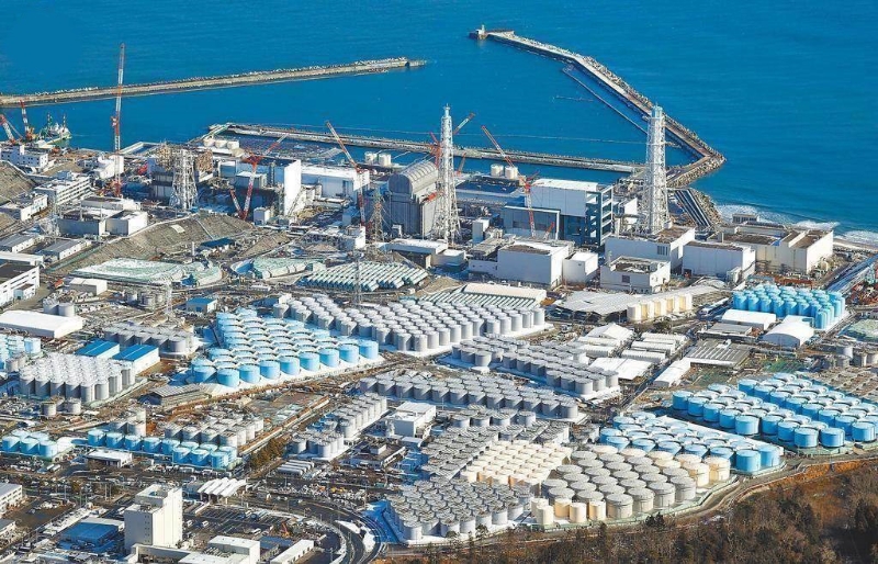 福島第一核電廠啟動「氚水」排放作業(yè)，預(yù)計17天內(nèi)排放約7800噸。（資料照）