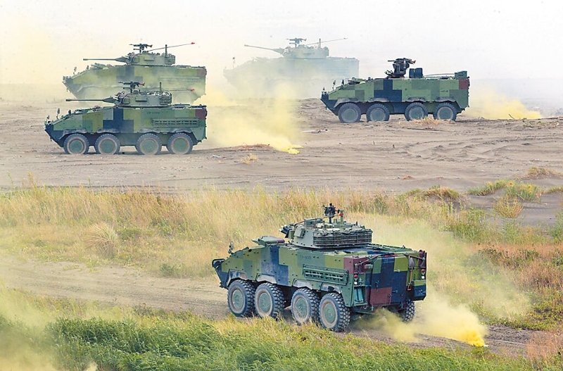 不斷擴充軍備刺激中共，將迫使兩岸走向焦土戰(zhàn)，非人民所樂見。圖為漢光演習。（本報資料照片）
