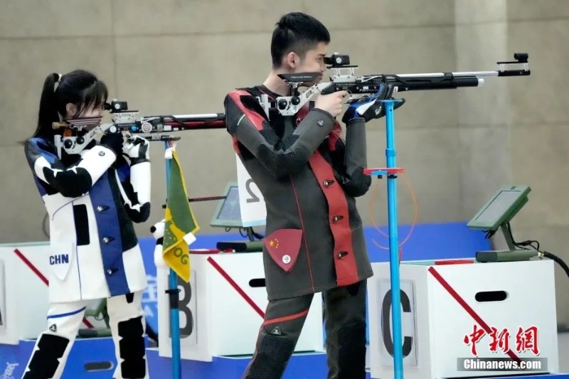 圖為中國組合在比賽中。<a target='_blank' href='/'>中新社</a>記者 田博川 攝