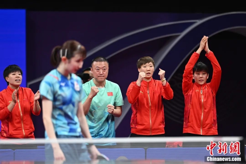 中國隊慶祝勝利。<a target='_blank' href='/'>中新社</a>記者 駱云飛 攝