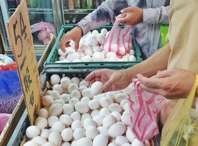 島內(nèi)進(jìn)口蛋爭議延燒。圖片來源：臺灣《聯(lián)合報》。