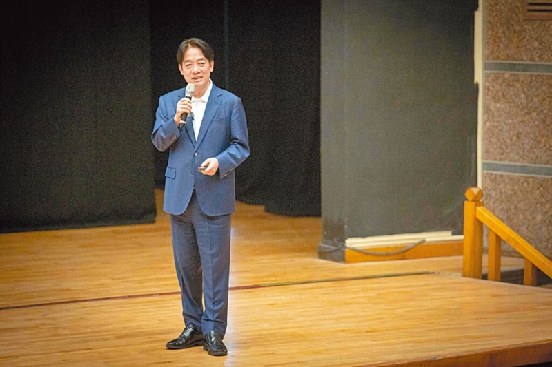 賴清德。臺(tái)灣“中時(shí)新聞網(wǎng)”資料圖