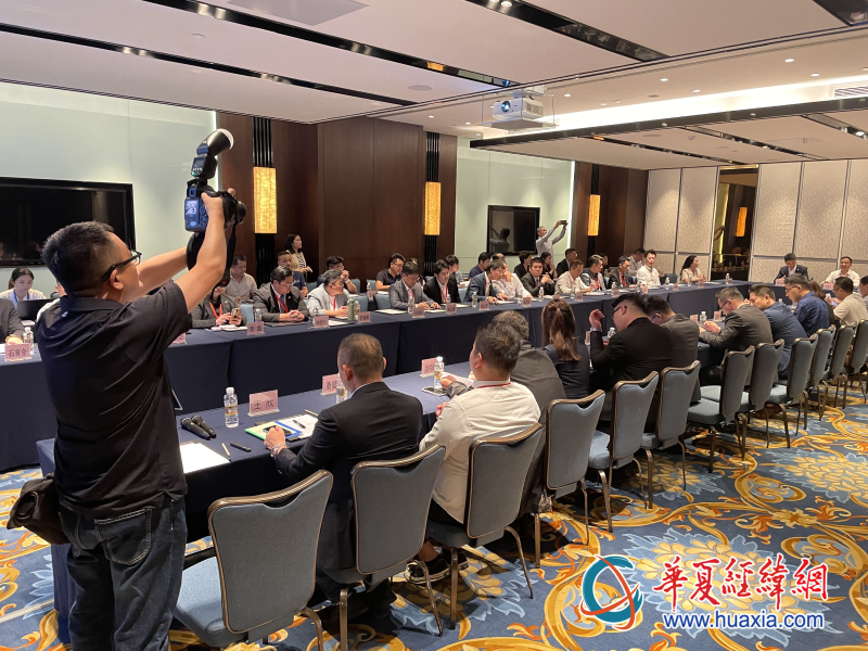 2023臺(tái)商峰會(huì)——瓊臺(tái)青年創(chuàng)新創(chuàng)業(yè)交流會(huì)現(xiàn)場(chǎng)。（攝影 李昕）