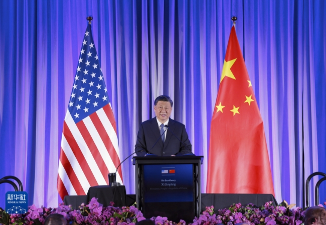 習近平出席美國友好團體聯合歡迎宴會并發(fā)表演講