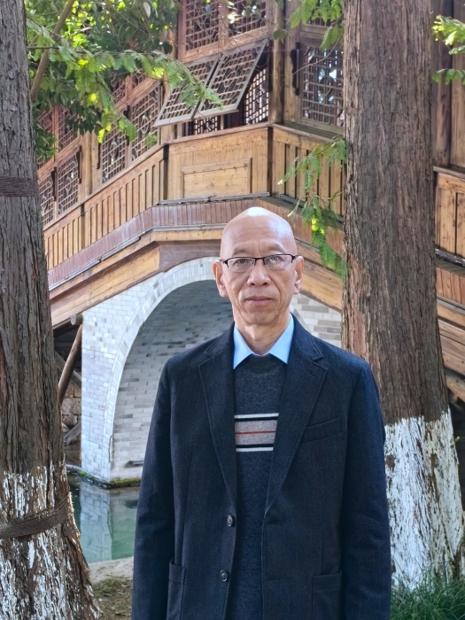 作家楊志軍。受訪人供圖