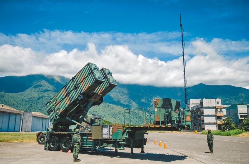 臺(tái)海軍將建造6座岸置魚叉導(dǎo)彈陣地與9座岸置雄風(fēng)導(dǎo)彈陣地。圖片來源：臺(tái)灣《中國(guó)時(shí)報(bào)》。.jpg