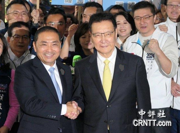 國民黨2024候選人侯友宜、副手趙少康完成參選登記，大批支持者到場相挺