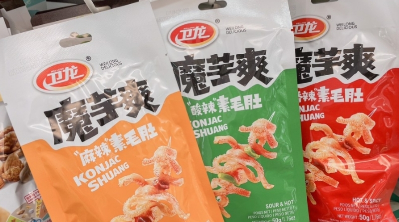 圖為魔芋爽。圖片來源：臺灣《聯(lián)合報》楊雅婷攝。