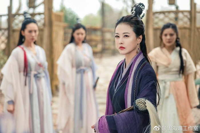 2019版《倚天屠龍記》，周海媚飾演“滅絕師太” 。來源：周海媚工作室微博