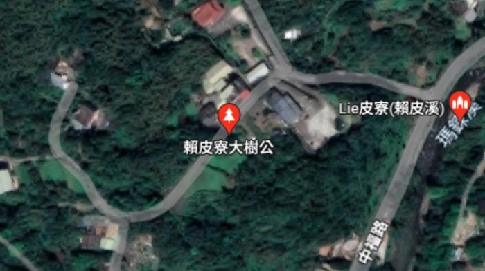 谷歌地圖截圖。圖片來源：臺灣《中國時報》