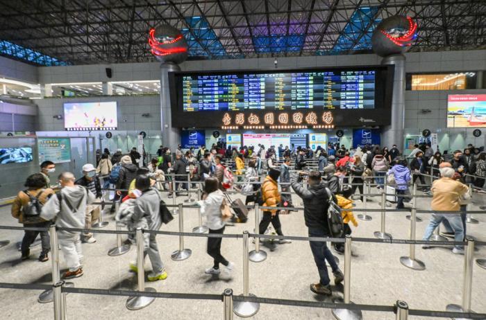 臺灣桃園機場。圖片來源：臺灣中時新聞網(wǎng) 陳麒全 攝.jpg