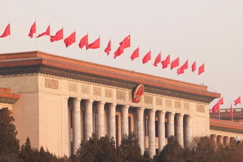 3月10日，中國(guó)人民政治協(xié)商會(huì)議第十四屆全國(guó)委員會(huì)第二次會(huì)議在北京人民大會(huì)堂舉行閉幕會(huì)。（圖源：新華社）