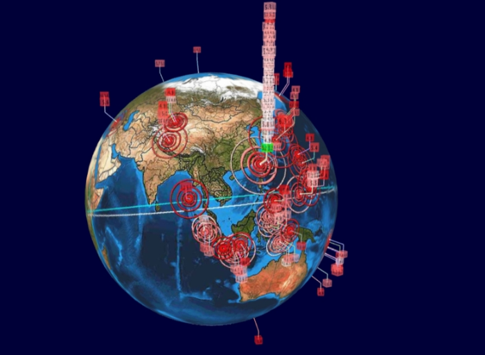 臺(tái)灣地區(qū)近日狂搖，7天內(nèi)地震次數(shù)堆棧宛如摩天大樓