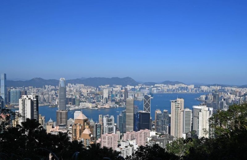 香港城市風(fēng)光（資料圖片）。新華社記者 陳鐸 攝