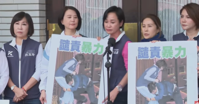 女立委譴責鐘佳濱