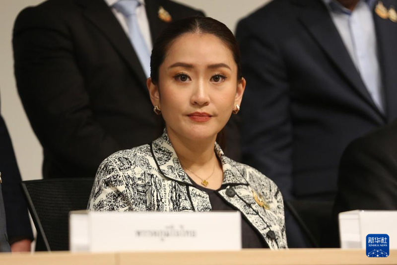 這是8月15日，佩通坦·欽那瓦在泰國(guó)曼谷出席新聞發(fā)布會(huì)的資料照片。（圖源：新華社）