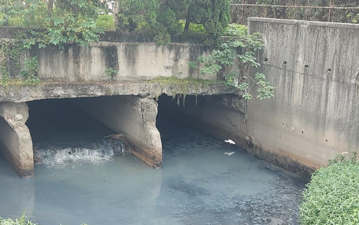 新北蘆洲區(qū)水湳溝過(guò)去惡臭臟亂聞名，新北水利局改善工程近期完工