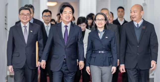 賴清德邀請“五院院長”會談，其中包括韓國瑜