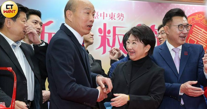 盧秀燕日前「回娘家」出席立院活動，與立法院長韓國瑜相見歡