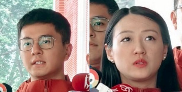 罷免綠營雙吳召集人李孝亮（左）、劉思吟（右）